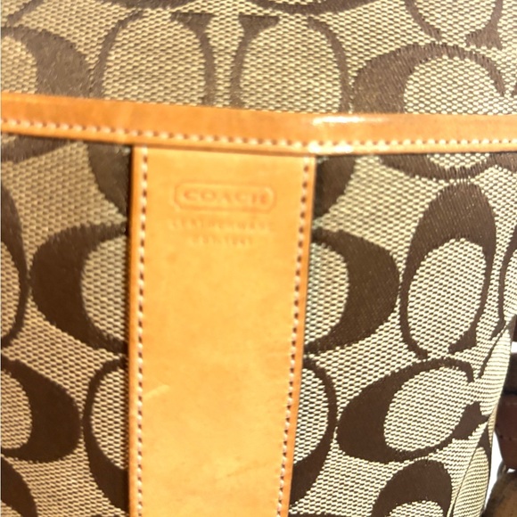 Coach vintage CC signature print canvas crossbody handbag main - Picture 3 of 9